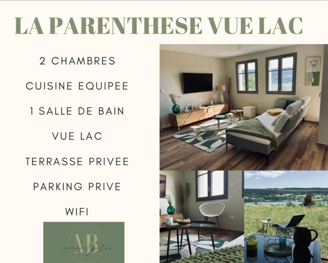 La Parenthese Vue Lac Les Grangettes Exterior photo